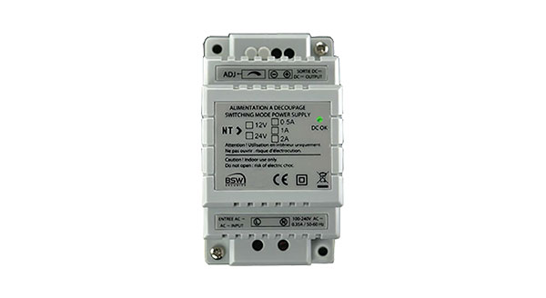 Netzteile DIN-Schienenmontage 230 VAC / 12 VDC / 2 A