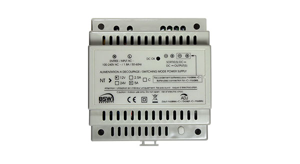 Netzteile DIN-Schienenmontage 230 VAC / 12 VDC / 5 A